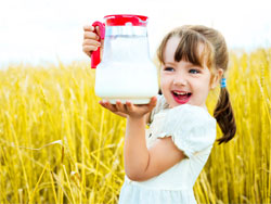 Завдяки наявності калію і фосфору, козяче молоко особливо корисно в харчуванні дітей з ознаками рахіту