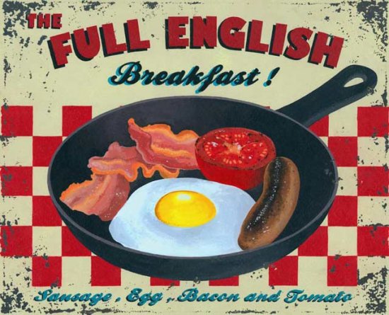 Англійський сніданок - full English breakfast - такий же символ Великобританії, як Біг Бен, королева або червоний   двоповерховий автобус