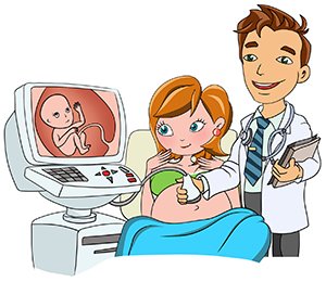 Під час першого обов'язкового УЗД-скринінгу фахівці визначають товщину комірного простору, довжину кісток носа плода і деякі інші параметри