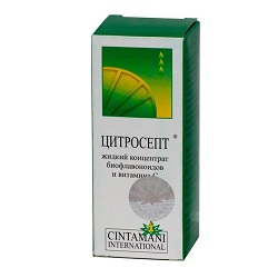 Цітросепт - біологічно активна добавка до їжі (БАД), рослинний антибіотик, додаткове джерело поліфенолів, флавоноїдів (біофлавоноїдів), аскорбінової кислоти, що володіє імуностимулюючу, антиоксидантну, загальнозміцнюючим, противірусну і протигрибковою властивістю