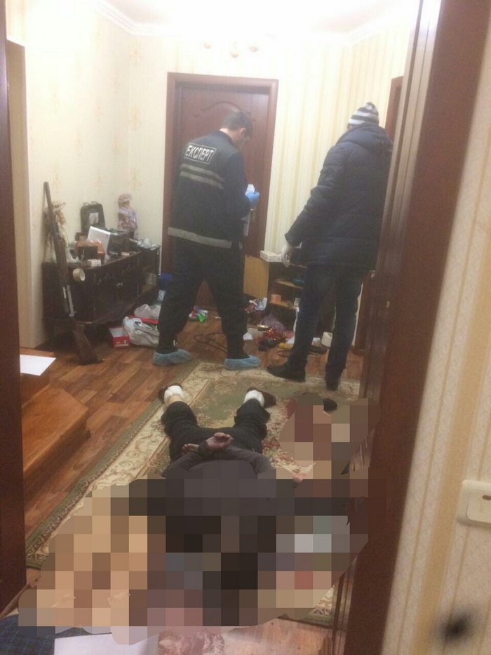У райцентрі   Велика Новосілка на заході Донецької області   6 грудня знайшли вбитою сім'ю з трьох осіб: 56-річного батька, його 46-річну дружину та 23-річного сина