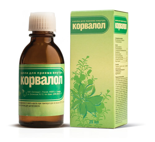 Корвалол в краплях - найбільш популярна форма препарату