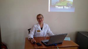 Відповідає Ібраімова Олена Анатоліївна - керівник «коронарного Клубу» ГУОЗ Обласний кардіологічний диспансер