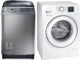 Стандартні пральні машини: висота 60-85см;  ширина 40см;  глибина 60см;  завантаження білизни 4,5-6кг