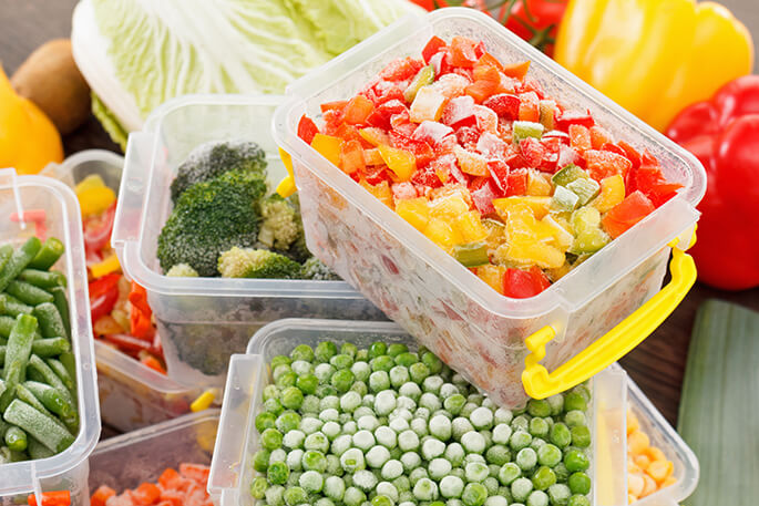 Поживна цінність заморожених овочів залишається практично на рівні свіжих